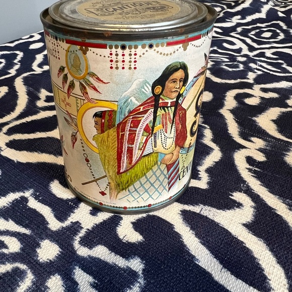 Vintage can of Peas. Never Opened. 1920s can/paper label. - Picture 2 of 4